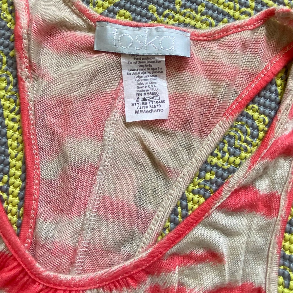 Hot Pink Zebra Print Racerback Tank - Picture 3 of 4